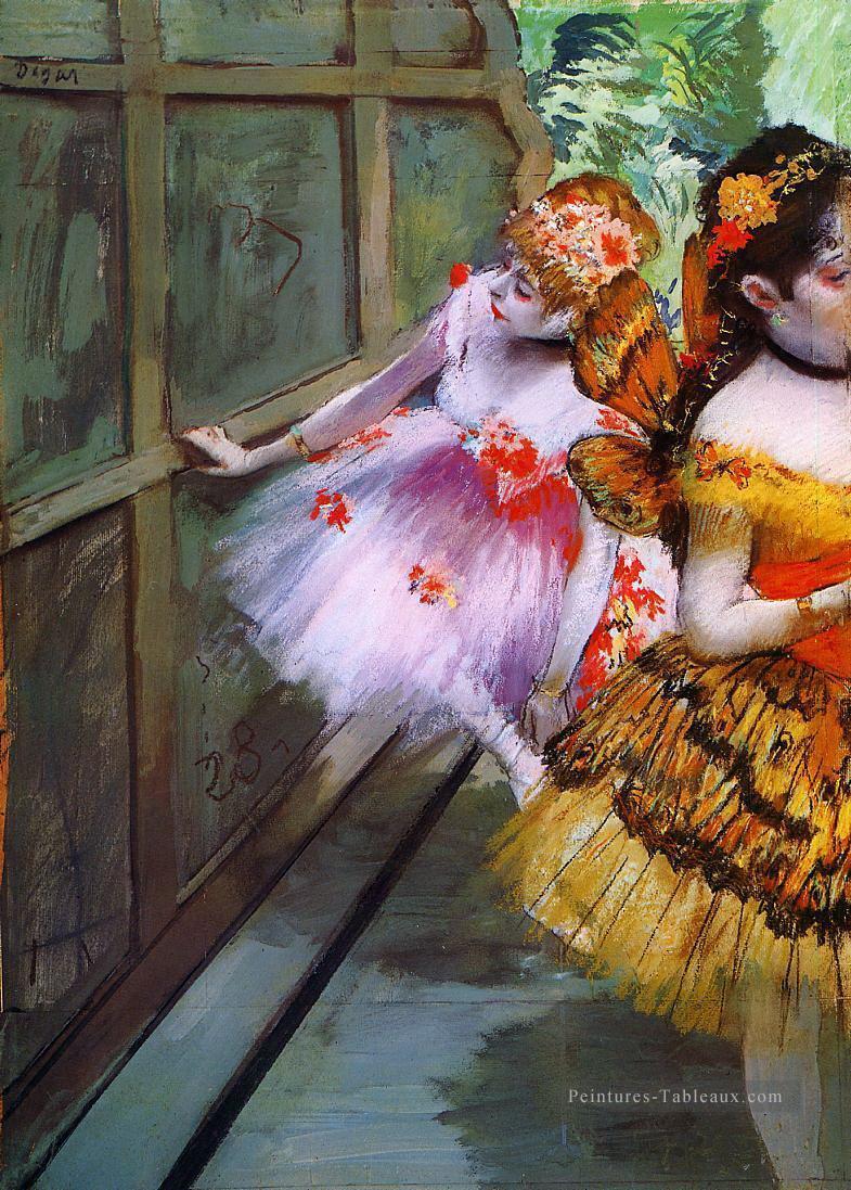 Baller Dancers en costumes de papillon 1880 Edgar Degas Peintures à l'huile